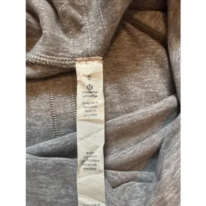 Lululemon Make A Move Long Sleeve Cowl Neck Top Womens Size 6 Gray Rulu Fabric thumbnail 4