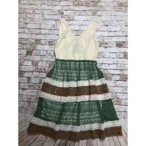 NWT Anthopologie‎ RYU Women's Lace Crochet Trim Sleeveless Feminine Dress Size S thumbnail 4