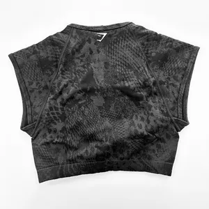 Gymshark XL Gymshark Adapt Animal X Whitney Seamless Crop Top thumbnail 2