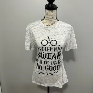 Harry Potter “Solemnly Swear That I'm Up To No Good" Graphic T-Shirt Size Medium thumbnail 2