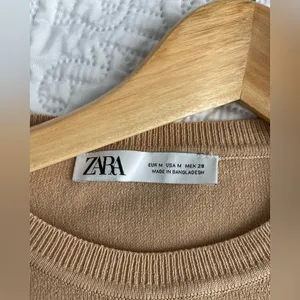 ZARA CAMEL KNIT CROPPED SWEATER M thumbnail 7