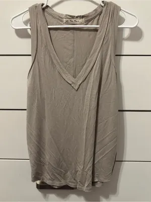 Free People The Free Moon Dance Tank Tan thumbnail 2