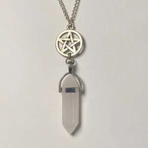 Jewelry Lot‎ of 6 Women Multi Crystal Pentagram Boho Goth Witchy Set Costume thumbnail 6