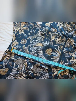 NWT Etam Wild Animals Kimono Robe Medium Teal thumbnail 9