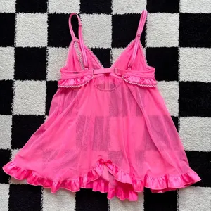 NWT Victoria’s Secret Hot Pink Babydoll S thumbnail 3