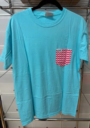 The Fraternity Collection Blue Tee thumbnail 1