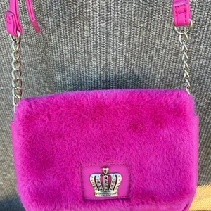 Juicy Couture Vibrant Pink Crossbody Bag Faux Fur Y2K Style thumbnail 6