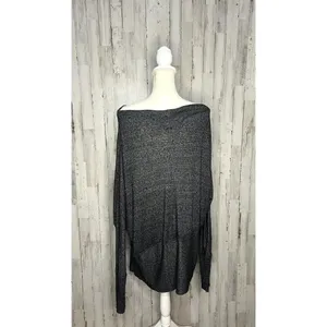 Free People‎ We The Free Londontown Thermal Top Gray Size Small Tunic Blouse thumbnail 5