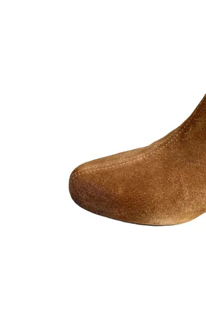 Camel Suede Ankle Boots thumbnail 8