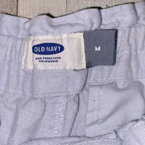 Old navy linen blend shorts size medium thumbnail 3