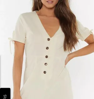 🌼Nasty Gal linen jumpsuit thumbnail 4