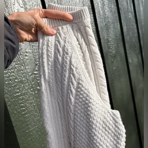 Thick, warm cable knit sweater White Size M thumbnail 3