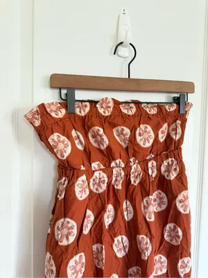 Free People Leanna Tube Dress in Orange Rust thumbnail 5