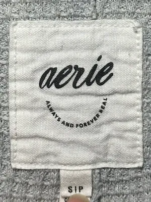 Aerie Waffle Knit Polo Shirt thumbnail 3
