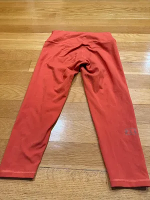 Fleo orange leggings size large . thumbnail 8