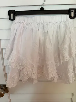 Set 3 XS Skirts Shorts Altar’d State Zara H&M Eyelet Paperbag High Waist thumbnail 2