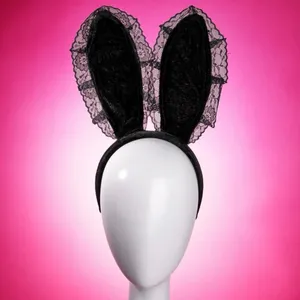 Sexy Lace Bunny Ears Headband thumbnail 2