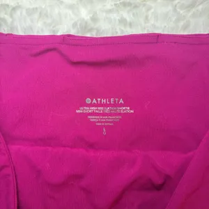 Athleta Women's Magenta Bike Shorts thumbnail 3