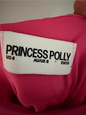 Princess Polly Knox Maxi Dress Hot Pink Floral - size 4 thumbnail 5