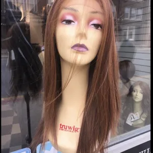 Copper brown Swisslace Lacefront wig thumbnail 2