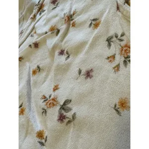 American Eagle Shirt Womens Medium White Short Sleeve V Neck Hook & Eye‎ Closure thumbnail 8