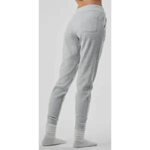 Alo Yoga Muse Sweatpants Women's Size S Heather Grey Ribbed Knit Joggers W5784R‎ thumbnail 2