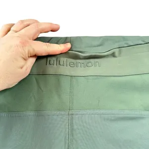 Lululemon 14 License‎ to Train High-Rise Tight Logo Waistband Grey Eucalyptus thumbnail 5