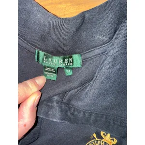 Lauren Ralph Lauren Polo Top Womens 3X Black Good Crest Embroidered 3/4 Sleeve thumbnail 4