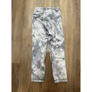 Lululemon Align‎ Cross Waist Crop Legging Diamond Dye High Rise Gray Size 4 thumbnail 2