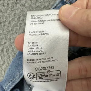 Free People Libre High Rise Wide Leg Denim Jeans Stretch Boho Women's 28 x 31 thumbnail 6