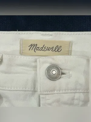 Madewell The Perfect Vintage Jean White High Rise Straight Leg Jeans Women’s 28 thumbnail 8