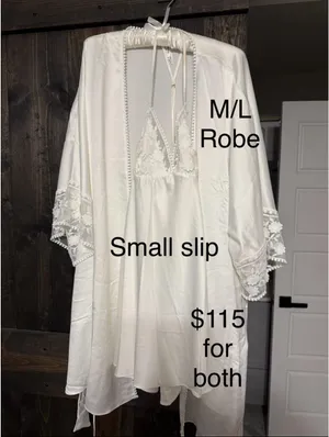 Flora Nikrooz Anthropologie slip and robe thumbnail 2