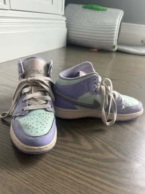 Air Jordan Blue/purple mid Nike thumbnail 2
