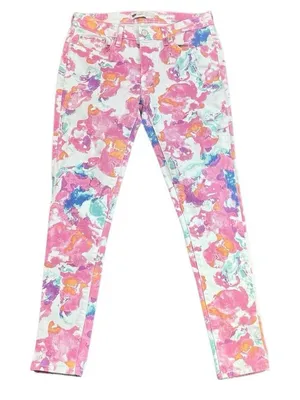 Levi's Watercolor Floral Ankle Length Denim Skinny Legging 31 thumbnail 1