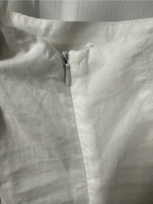 Zara White Spaghetti Strap Mini Dress thumbnail 5