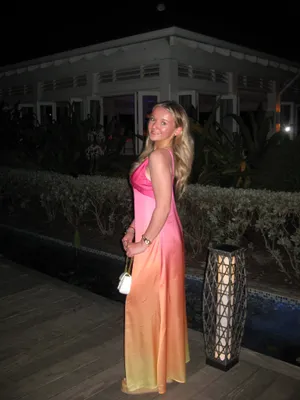ombre pepper mayo maxi dress pink sunset vibes thumbnail 2