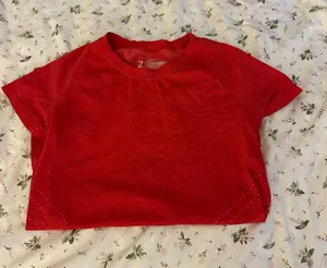 Z By Zella red workout top thumbnail 1