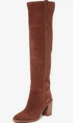 Madewell The Jimi Over-the-Knee Suede Boot in Brown Size 11‎ thumbnail 2