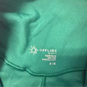 OFFLINE by Aerie Real Me Hi-Rise Flare Leggings Green NWT Size M thumbnail 5