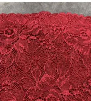 Zenana Outfitters Red Lace Bralette Bandeau Top thumbnail 4