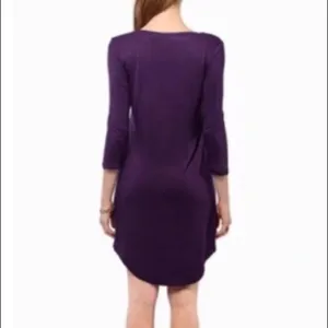 Tobi Purple Down Low Tunic Dress Size M thumbnail 2