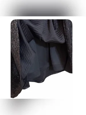 TOUCH Israel Women’s Modest Sparkle Feather Trim Evening Dress Size EU 40 thumbnail 13