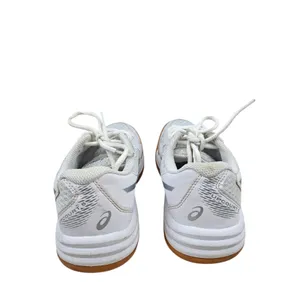 Asics Upcourt 5 Volleyball Shoes Womens 3.5 White Pure Silver Gum thumbnail 7