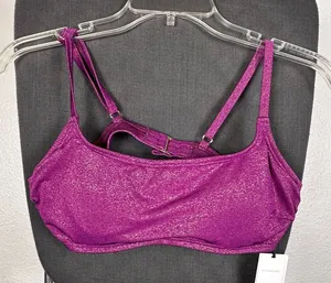 Shade & Shore Women's Sparkling Magenta Bikini top‎ thumbnail 1