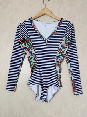 Seea Women’s Swimwear Avila Surf Suit UPF 30+ in Camburi Stripe S thumbnail 3