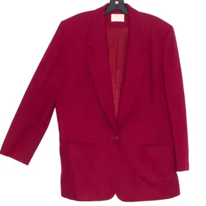 Vintage Pendleton Jacket Blazer Wool Minimalist Classic 90s Professional Red 16 thumbnail 8