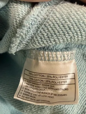 Ariat Pullover Western Baby Blue‎ Barrel Racing 1/4 Zip Rodeo Sweatshirt Lg thumbnail 8