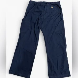 Carhartt Scrub Pants Women Sz L Cargo Blue drawstring, medical office thumbnail 4