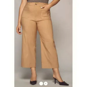 Anthropologie Maeve The Colette Cropped Wide-Leg Trousers thumbnail 6