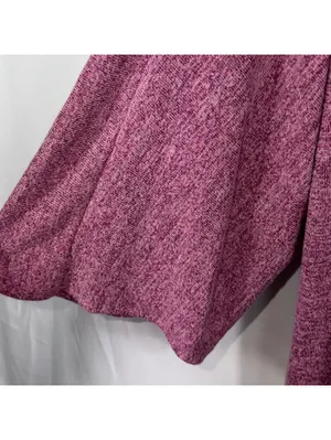 LuLaRoe Monroe M Burgundy Open Front Cardigan thumbnail 5